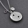 SHEIL Free 12Pads Essential Oil Locket Aromatherapy Diffuser Necklace with DIY Alphabet and Birthstone Perfume Locket view 1
