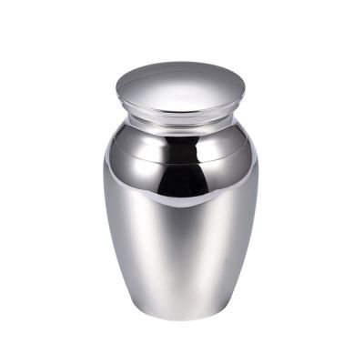 SHEIL 7.3cm*4.5cm Engravable Funeral Urns Stainless Steel Cremation Urns for Human/Pet/Animal Bone Ash Lockets