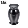 SHEIL 7.3cm*4.5cm Engravable Funeral Urns Stainless Steel Cremation Urns for Human/Pet/Animal Bone Ash Lockets view 2