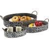 Primitives by Kathy 3 Nesting Metal Decorative Tray Set view 1