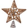 Primitives by Kathy Natural Star Decorative Boho Style Tree Topper view 1