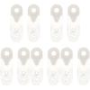 DOITOOL 10pcs Vertical Curtain Handle Blinds Accessories Plastic Handle for Blinds Repair Parts Fit view 1