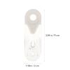DOITOOL 10pcs Vertical Curtain Handle Blinds Accessories Plastic Handle for Blinds Repair Parts Fit view 2