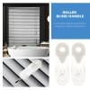 DOITOOL 10pcs Vertical Curtain Handle Blinds Accessories Plastic Handle for Blinds Repair Parts Fit view 4