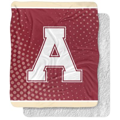Alma College Blanket, 50"x60" Logo Dots, Silky Touch Sherpa Back Super Soft Throw Blanket