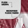 Alma College Blanket, 50"x60" Logo Dots, Silky Touch Sherpa Back Super Soft Throw Blanket view 4