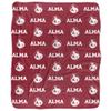 Alma College Blanket, 50"x60" Logo Pattern, Silky Touch Sherpa Back Super Soft Throw Blanket view 2
