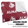 Alma College Blanket, 50"x60" Logo Pattern, Silky Touch Sherpa Back Super Soft Throw Blanket view 3