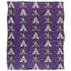 Albion College Blanket, 50"x60" Logo Pattern, Silky Touch Super Soft Throw Blanket view 2