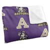 Albion College Blanket, 50"x60" Logo Pattern, Silky Touch Super Soft Throw Blanket view 3