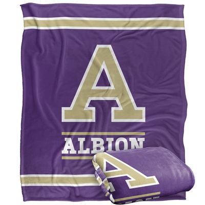 Albion College Blanket, 50"x60" Primary Logo, Silky Touch Super Soft Throw Blanket