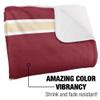 Alma College Blanket, 50"x60" Primary Logo, Silky Touch Sherpa Back Super Soft Throw Blanket view 3