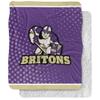 Albion College Blanket, 50"x60" Logo Dots, Silky Touch Sherpa Back Super Soft Throw Blanket view 1