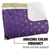 Albion College Blanket, 50"x60" Logo Dots, Silky Touch Sherpa Back Super Soft Throw Blanket view 3