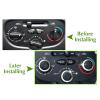 3pcs Car Air Conditioner AC Fan Control Switch Knob Heater Button Replacement for 206 207 Air Conditioner Knob Car Interior Switches view 2
