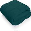 Teal Duvet Insert Oversized King Plus-128"x120" Quilted Comforter 1 Piece Box Stitched Down Alternative Oversized King Plus Comforter Set 100% Egyptian Cotton view 3
