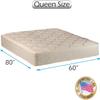 DS Solutions USA Comfort Classic Orthopedic Gentle Firm Queen Mattress Only with Mattress Cover Protector Included - Fully Assembled, Long Lasting Comfort and 1 Sided view 2