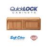 Quicklock RTA (Ready-to-Assemble) | 36'' Tall Wall Kitchen Cabinets - Shaker Style | 100% Hardwood | Made in America | Storage Cabinet (Rustic Hickory, 12'' D x 36'' W x 18'' H) (MUW363612RTA) view 3