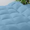Light Blue Duvet Insert Oversized King (116'' x 98'') Quilted Comforter 5 Piece Box Stitched Down Alternative Oversized King Comforter Set 100% Egyptian Cotton view 2