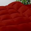 Burgundy Duvet Insert Olympic Queen (98'' x 98'') Quilted Comforter 5 Piece Box Stitched Down Alternative Olympic Queen Comforter Set 100% Egyptian Cotton view 2