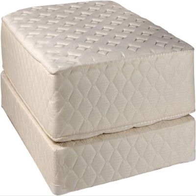 DS Solutions USA Highlight Luxury Firm Cali King Mattress & Box Spring Set - Fully, Assembled, Spinal Support, Innerspring Coils, Premium Edge Guards, Longlasting Comfort