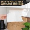 One Handed Tear Wall Mounted & Under Counter Paper Towel Holder Dispenser - Stainless Steel Wall Mount Paper Towel Holder - Easy to Install Horizontally or Vertically - Hardware Included  11 Inches view 2