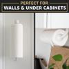 One Handed Tear Wall Mounted & Under Counter Paper Towel Holder Dispenser - Stainless Steel Wall Mount Paper Towel Holder - Easy to Install Horizontally or Vertically - Hardware Included  11 Inches view 4