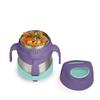 b.box Insulated Food Jar with Spork for Toddlers | Easy Open Container | Stainless Steel, 5hrs+ of Perfect Temperatures | Dishwasher Safe, BPA Free (Lilac Pop, 11 oz) view 1