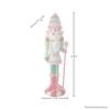 Regency International Resin Pastel Peppermint Nutcracker, 22 Inches, Figurine, Christmas, Tabletop Decor view 4