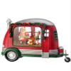 Regency International LED Timer Santa Toy Trailer Water Globe, 11 Inch, Multicolor view 1
