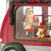 Regency International LED Timer Santa Toy Trailer Water Globe, 11 Inch, Multicolor view 2