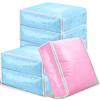 6 Packs Clear Zippered Storage Bags Sweater Moth Bags Plastic Storage for Blankets Clothes Bed Sheet Organizer with Zipper for Closet Linen Sweater Bed Sheet Clothes Pillow(24 x 20 x 10 Inch) view 1