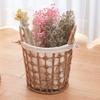 TIANYIA Durable Rattan Laundry Basket, Lined Laundry Organizer Containers Basket with Handles, Durable Laundry Hamper for Kitchen Bedroom Storage Basket view 4