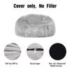(No Filler) 6FT Giant Bean Bag Chair Cover Soft Faux RH Fur Sofa Bed Washable Bean Bag Couch Cover for Adult and Kids with Liner view 4