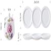 NIUBB Spice Jar 3 Piece Ceramic Spice Box Kitchen Container Spice Jar Storage Jar with Spoon and Tray (Color : F, Size view 2