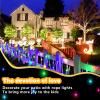GLPE LED Rope Lights Indoor with USB Powered, 66ft 200 LED String Lights Outdoor Waterproof, Tube Lights with 16 Color Changing,Rope Lights for Outside Christmas, Garden, Party,Camping view 2