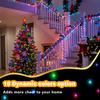 GLPE LED Rope Lights Indoor with USB Powered, 66ft 200 LED String Lights Outdoor Waterproof, Tube Lights with 16 Color Changing,Rope Lights for Outside Christmas, Garden, Party,Camping view 3