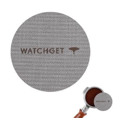 watchget 58.35mm Espresso Puck Screen, Lower Shower Screen 1mm Thickness 150m Metal Reusable 316 Stainless Steel Fine Coffee Filter Mesh for Espresso Protafilter Basket 58mm