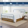Cottingon Box Pleated Bed Skirt with Split Corners, 100% Microfiber Soft, Sheen & Luxurious Look, Tailored Drop Easy Fit, Queen 18", Taupe view 2