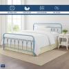 Cottingon Box Pleated Bed Skirt with Split Corners, 100% Microfiber Soft, Sheen & Luxurious Look, Tailored Drop Easy Fit, Twin 12", Ivory view 2