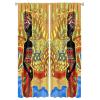 African Woman Curtain,Beautiful African Black Woman with Food Window Curtain Blackout Curtainsfor Bedroom Living Room Off Curtains Window Curtain 2 Panels 42x63in view 1
