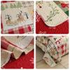 Jarson Christmas Quilt Set King Size 3-Piece Xmas Bedspread Reversible Coverlet Snowman Deer Pattern for New Year Bed Decor, Lightweight Bed Cover(1 Quilt + 2 Pillow Shams, Beige Green) view 4