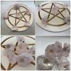 Zerodeko 6pcs Energy Crystal Rough Stones for Altar Decoration Natural Five- Design Worship Crystal Ornament for Home Bar and Restaurant Decor view 4