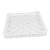 Yardwe Freezing Basket Plastic Drying Tray for Food, White Shallow Design view 1