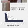 Headboard Rest Cushion Wall Pillow,Flannel Lumbar Cushion Bed Backrest Upholstered Collision Pad Reading Pillow with Removable Cover for Bench Home,B,with headboard 78.7"/200cm view 4