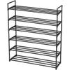 6 Tiers Shoe Rack Shoe Tower Shelf Storage Organizer For Bedroom, Entryway, Hallway, and Closet Black Color view 2