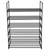 6 Tiers Shoe Rack Shoe Tower Shelf Storage Organizer For Bedroom, Entryway, Hallway, and Closet Black Color view 4
