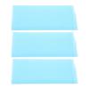 SOLUSTRE 3Pcs Long Exfoliating Nylon Bath Cloth Towel Dual- Sided Exfoliating Nylon Bath Towel with Deep Clean Loofah Shower Towel Exfoliating Washcloth Towel for Body Exfoliation Back Scrub (Blue) view 1