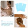 SOLUSTRE 3Pcs Long Exfoliating Nylon Bath Cloth Towel Dual- Sided Exfoliating Nylon Bath Towel with Deep Clean Loofah Shower Towel Exfoliating Washcloth Towel for Body Exfoliation Back Scrub (Blue) view 3