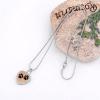 SHEIL Pet Claw Engraved 316L Stainless Steel Pet(Dog Cat) Keepsake Urn Memorial Cremation Pendant Necklace for Ashes view 4